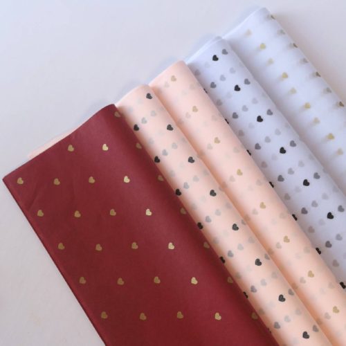 Тишью листами Сердца 28л